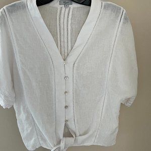 Rails tie waist top
